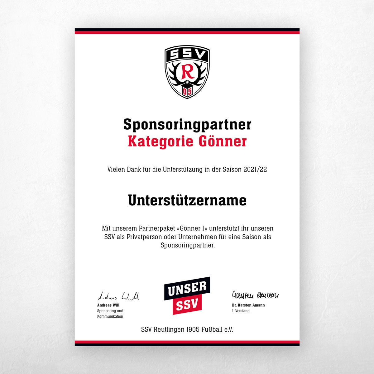 Sponsoringpartner »Gönner«