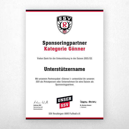 Sponsoringpartner »Gönner«