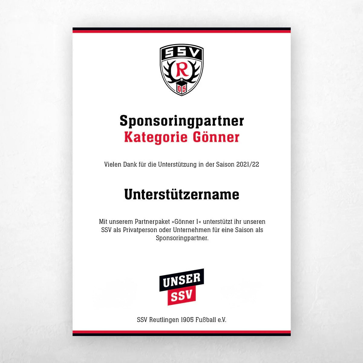 Sponsoringpartner »Gönner«