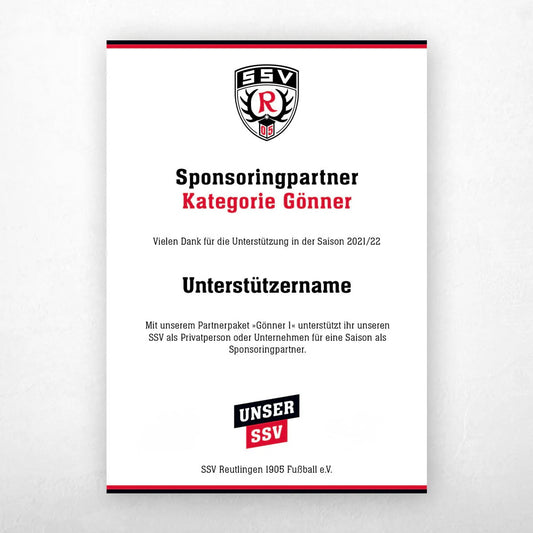 Sponsoringpartner »Gönner«